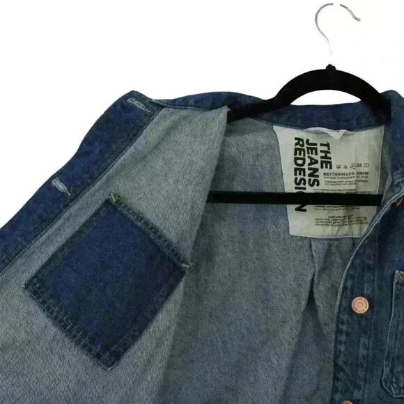 GAP Bettermade "The Jeans Redesign" Flared Denim Jacket – XS - Picture 2 of 7